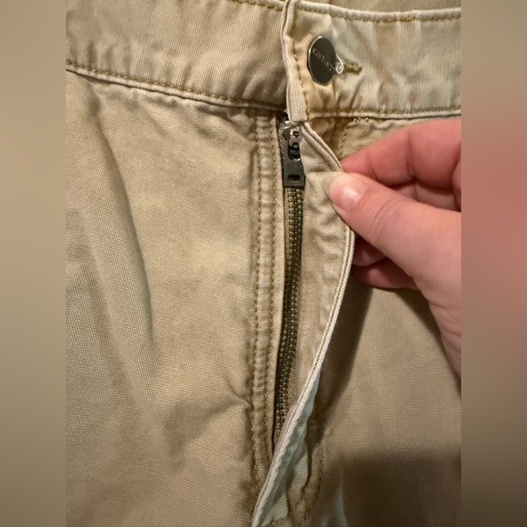 Carhartt Cargo Carpenter Pocket Pants 36 x 30 Khaki Mens Relaxed Fit - Picture 8 of 10